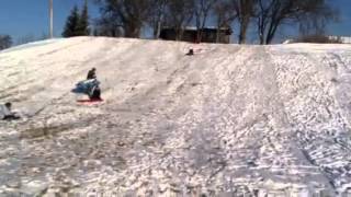 Christmas 2012 sledding