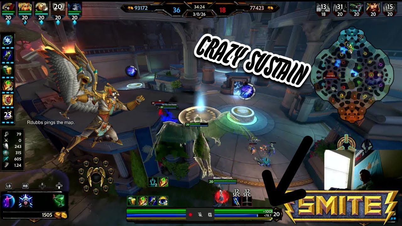 This Horus build has INSANE SUSTAIN | Smite