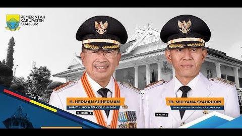 UCAPAN SELAMAT DI LANTIKNYA BUPATI DAN WAKIL BUPATI TERPILIH KABUPATEN CIANJUR