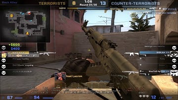 CSGO - 1v4 ACE CLUTCH ON MIRAGE - GOT A NEW HAIRCUT NO ONE GAF