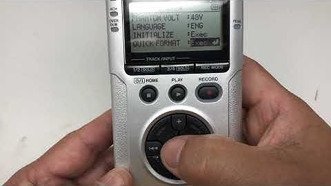 DR 40 02 Quick format of card