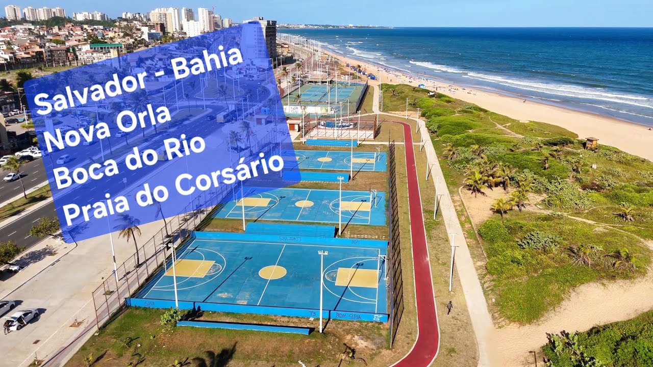 Salvador - Nova Orla - Boca do Rio - Praia do Corsário #salvador #bahia #viagem #turismo #drone