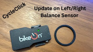 CycleClick Update: Left/Right Balance Sensor