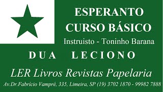 Esperanto Dua Leciono (segunda lição) #esperanto #cursoesperanto