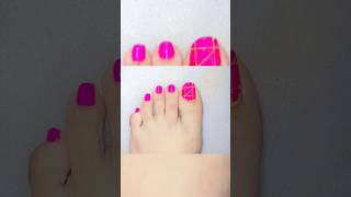 simple nail art for toe💕💕 #naildesigns #nailart #simplenails #youtubeshorts #ytshorts #shorts #yt