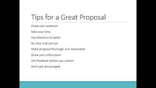 PSY 3409 Week 14 Grant Writing