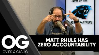 Matt Rhule has no accountability