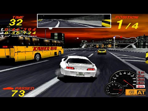 Midnight Run Road Fighter 2 Sunset Trial 1995 Toyota Supra Full Race 