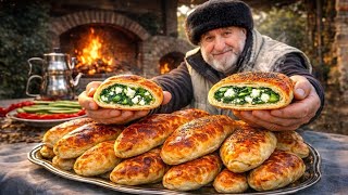 Download Lagu The Softest Turkish Börek Ever – Juicy Cheese \u0026 Fresh Greens Inside MP3