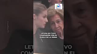 Letizia no tuvo compasión del dolor de la reina Sofía y apareció con sus malas caras de siempre