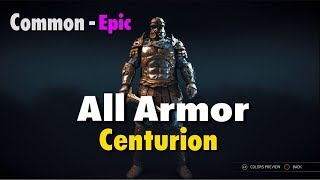 All Centurion Gear Common-Epic For Honor