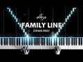 Family Line Conan Gray Piano Cover Sheet Music Family Line Conan Gray Piano Cover Sheet Music