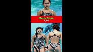 Maha Eissa's Epic Dive! #shorts #egypt @diveleap
