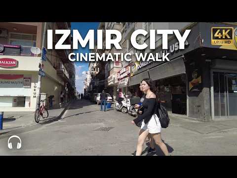 Izmir, 튀르키예 | İzmir | 조용한 도시 산책 4K