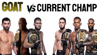 Every UFC Divisions GOAT Vs The Current Champion- Who Wins?