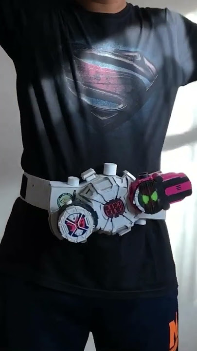 DX Ziku Driver and Decade Ride Watch cardboard Kamen Rider Zio Henshin