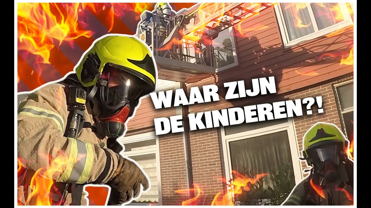 Kinderen Vast Boven Brand | Als de Brandweer