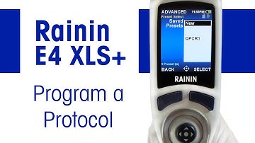 Electronic Pipette | Rainin E4 | Program a qPCR Protocol