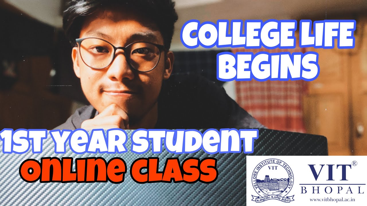 FIRST DAY OF COLLEGE LIFE | online classes | VIT BHOPAL | #VLOG07 - YouTube