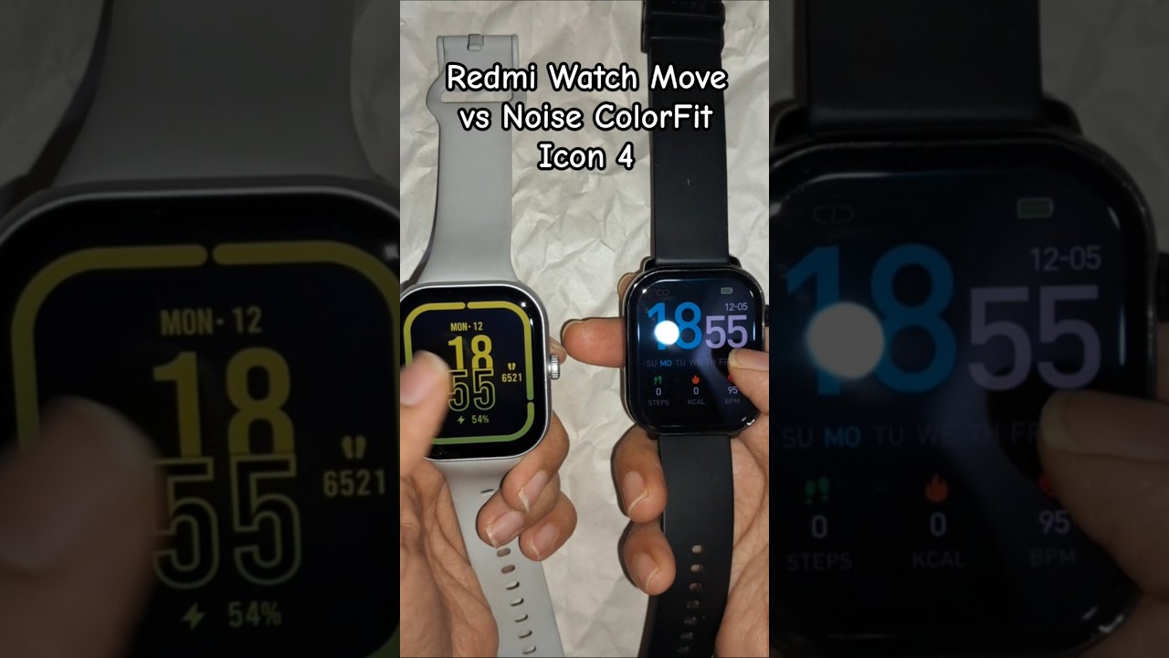 Redmi Watch Move vs Noise ColorFit Icon 4 
