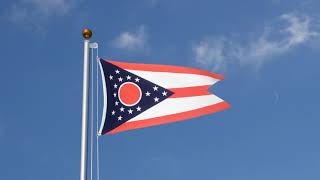 Ohio State University Flagge – 91x152 Cm, 100% Polyester, Für Innen & Außen, Offizielles Lizenzprodukt