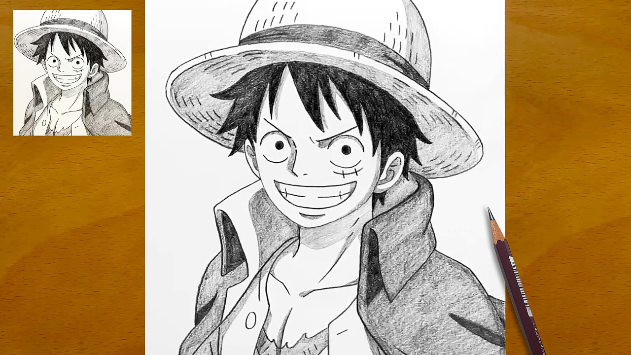 How to Draw Luffy Step by Step | Easy One Piece Drawing - YouTube