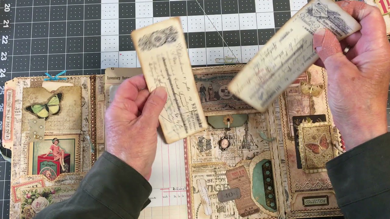 TN style altered file folder journals