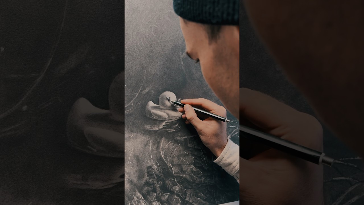 Tear Duck - Pencil on Paper (2023)