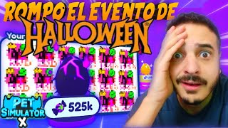 ROMPO el EVENTO de HALLOWEEN en  PET SIMULATOR X ROBLOX