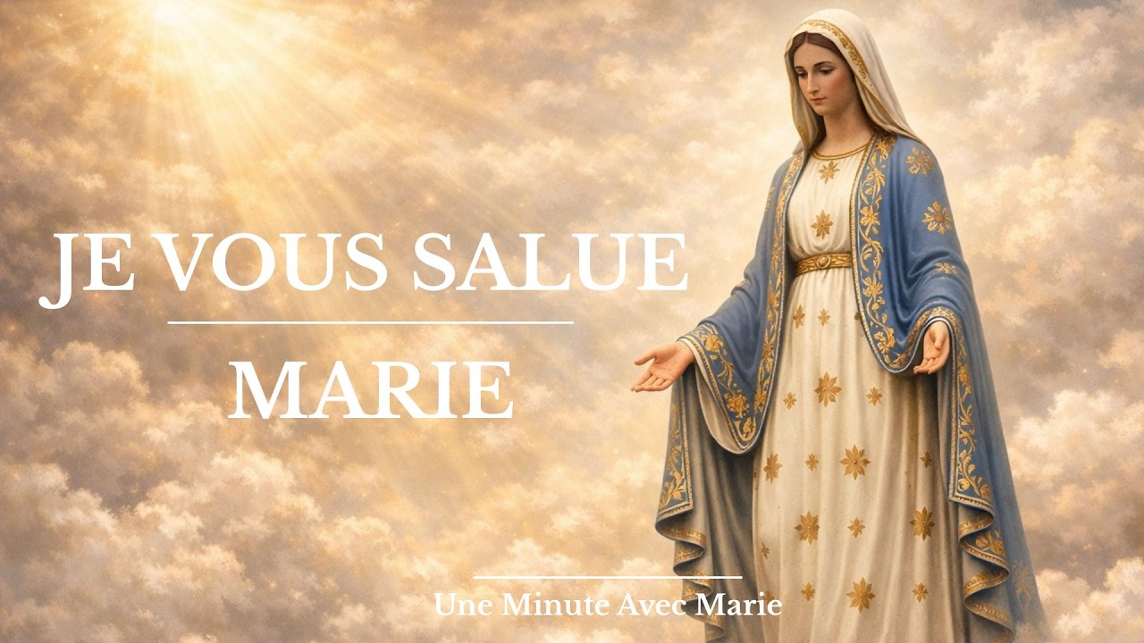 Je vous salue Marie, pleine de Grâce / Prière chantée - VoiesDuCiel - Lyrics