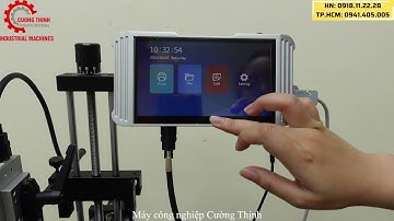 Hướng dẫn nhập và sửa nội dung in trên máy in date tự động S10