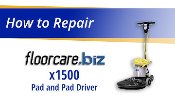 How to Replace the Pad and Pad Driver on the floorcare.biz x1500