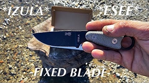 Unboxing my new Esee Izula W/Micarta Scales