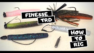 How to Rig the Z-Man Finesse TRD 5 Different Ways! - Bass Fishing