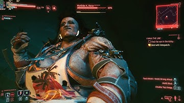 Cyberpunk 2077 - Sasquatch boss, MELEE & hack (Hard) I Walk theLine