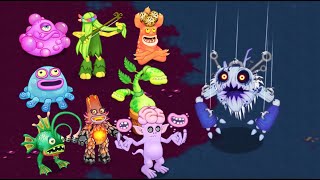 Minor Hairionette Duets with Every Monster in Island | My Singing Monsters | MSM