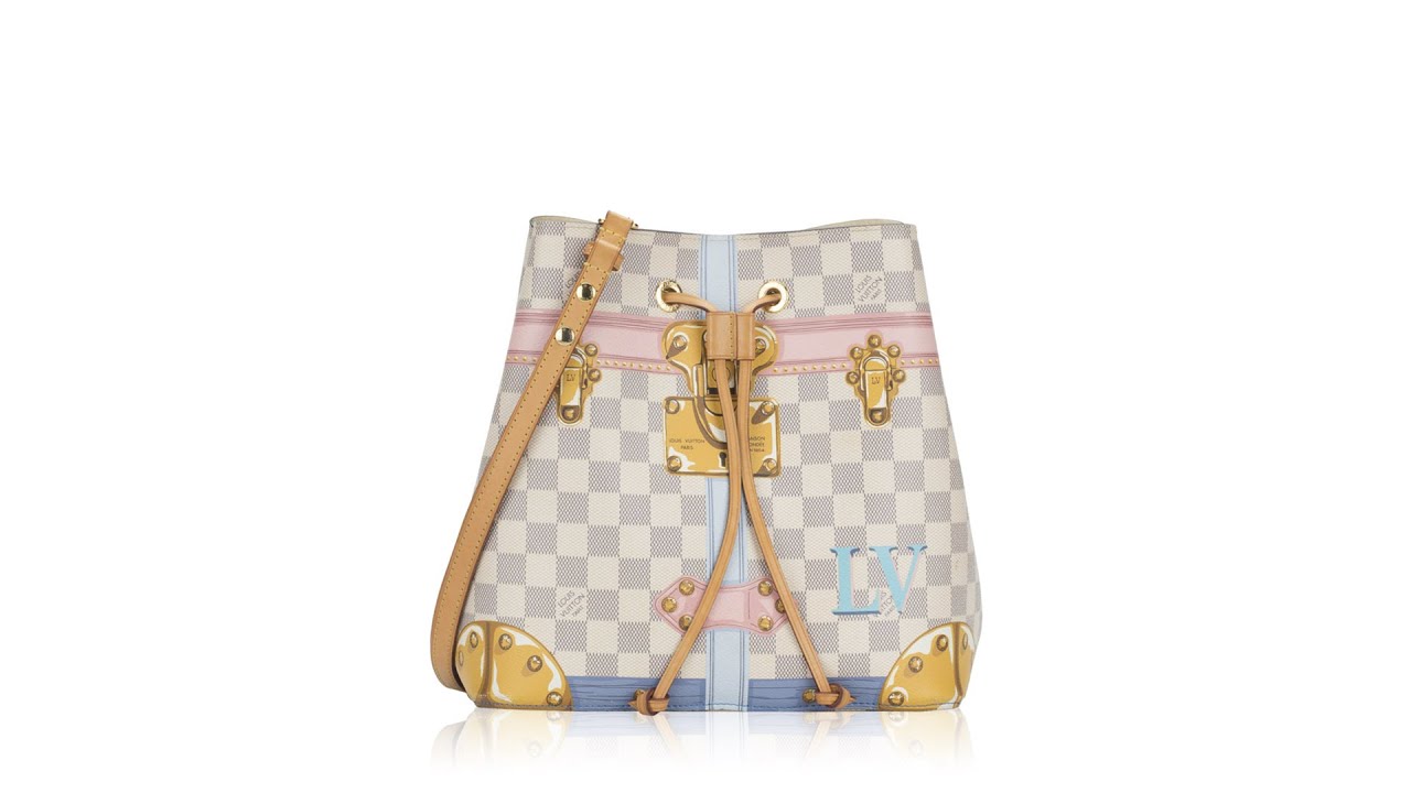 Louis Vuitton NeoNoe Handbag Limited Edition Summer Trunks Monogram Canvas  Brown 2284691