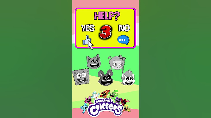 Please help me pass the Color Challenge level 999 #2 - Smiling Critters animation #short