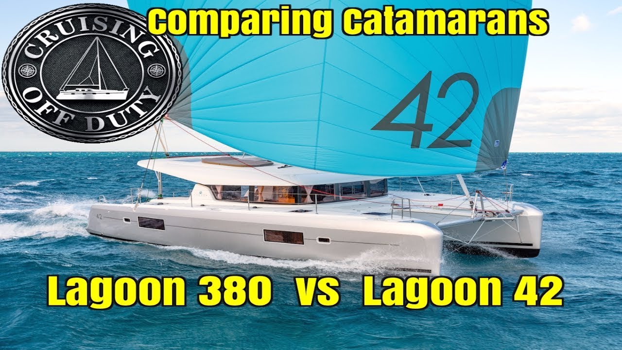 Annapolis Sailboat Show 2017.  Comparing Catamarans.  Lagoon 38′ vs 42′.  Ep88