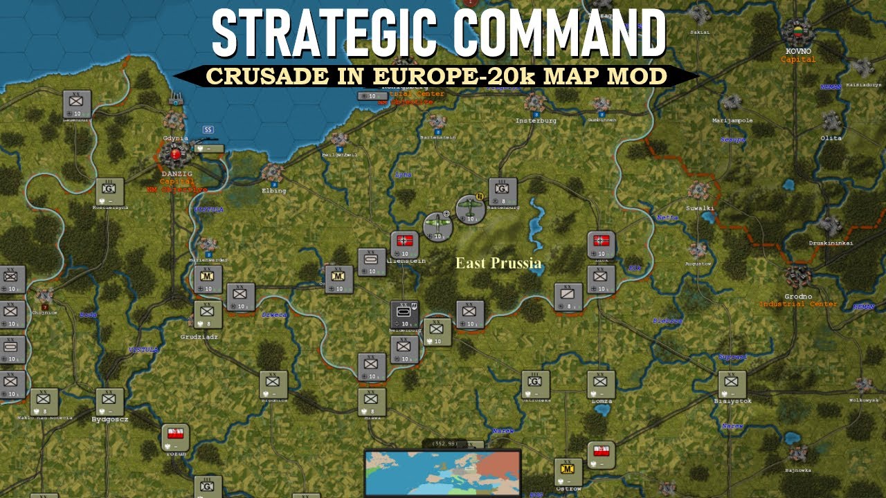 Crusade in Europe [20k Map Mod] by Elessar Ep 2 - YouTube