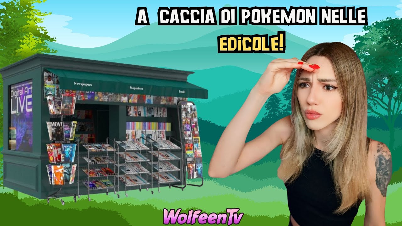 A caccia di Pokémon nelle edicole dei paesi sperduti! CERCHIAMO le carte pokémon 151! - WolfeenTv