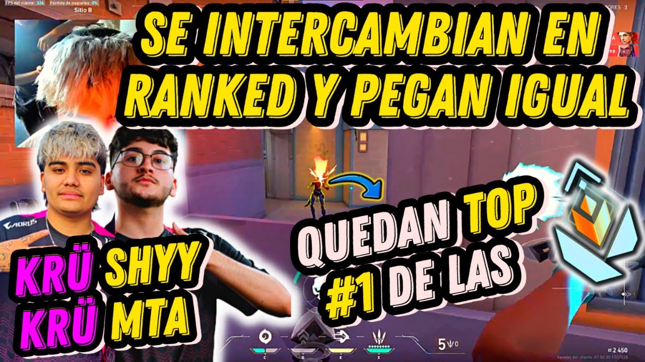 Shyy KRÜ SHYY SE INTERCAMBIA CON KRÜ MTA EN MITAD DE RANKED Y SORPRENDE AL ...