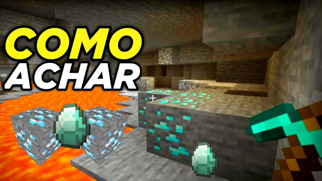 Tutorial - Como Encontrar Diamantes - Minecraft Bedrock 1.20