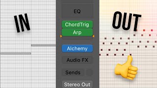 How to record MIDI FX plugin output in Logic Pro
