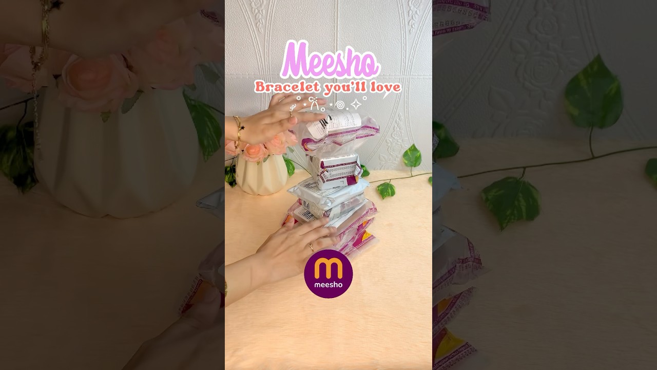 Meesho finds pretty bracelet 😍🤌🎀🤎| Farheen Ali 