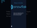 Data Types in Snowflake Made Super Easy 🚀
