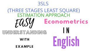 3SLS (Three stages least square) method Econometrics/Advanced Econometrics #3sls #econo