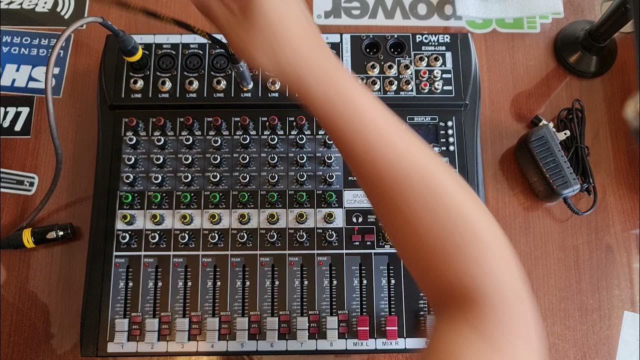 ✓ PARTE 1 ✓ TUTORIAL ⚠️ CONSOLA DE AUDIO/MIXER ANALOGICA: Secciones y  funciones POWER PRO 