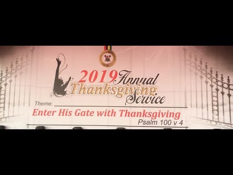 LAGOS STATE 2019 ANNUAL THANKSGIVING SERVICE