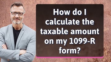 How do I calculate the taxable amount on my 1099-R form?